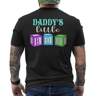 Daddy's Little Boy Abdl T Ageplay Clothing For Him Men's T-shirt Back Print | Mazezy