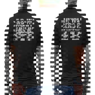 Dads With Beards Are Better Fun Bearded Papa Gift Father Day Mens Back Print T-shirt | Mazezy