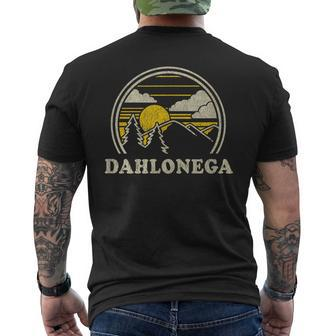Dahlonega Georgia Ga T Vintage Hiking Mountains Men's T-shirt Back Print | Mazezy CA