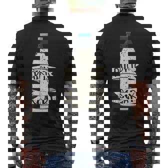 Dairy Is Scary Lactose Intolerant Milk Intolerance Allergy Mens Back Print T-shirt | Mazezy