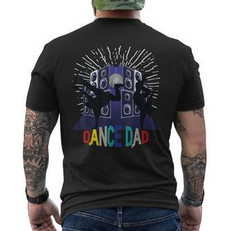 Dance Dad For Men Dancing Father Ballet Daddy Hip Hop Men's Back Print T-shirt | Mazezy