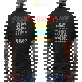 Danny Name Mens Back Print T-shirt - Thegiftio UK