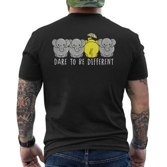 Dare To Be Different Men's T-shirt Back Print | Mazezy