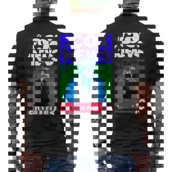 David Davidson Cox News Mens Back Print T-shirt | Mazezy