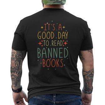 A Day To Read Banned Book Book Lover Reader Read Books Men's T-shirt Back Print - Monsterry