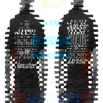 A Day Without Picnicking Picnicking Men's T-shirt Back Print | Mazezy
