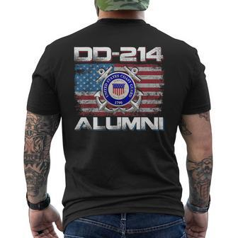 Dd214 Us Coast Guard Uscg Alumni Veteran Retirement Gift Retirement Funny Gifts Mens Back Print T-shirt | Mazezy