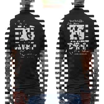 Dear Parents Tag Youre It Last Day Of School Funny Mens Back Print T-shirt - Seseable