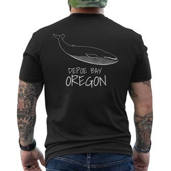 Depoe Bay Oregon Whale Watching Whale Quotes Men's T-shirt Back Print | Mazezy