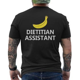 Dietitian Assistant Nutritionist Dietary Graphic Men's T-shirt Back Print | Mazezy