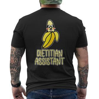 Dietitian Assistant Nutritionist Dietary Diet Lover Graphic Men's T-shirt Back Print | Mazezy