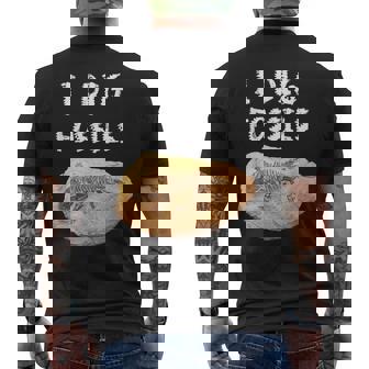 I Dig Fossils Paleontology Men's T-shirt Back Print | Mazezy