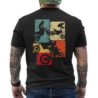 Dirt Bike Rider Motocross Enduro Dirt Biking Mens Back Print T-shirt - Monsterry UK