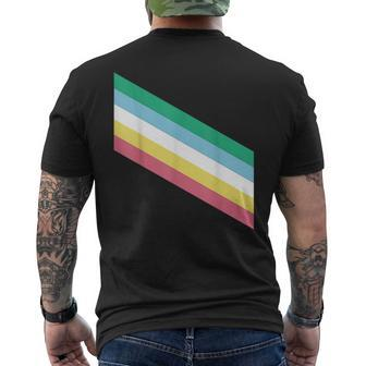 Disability Pride Flag Mens Back Print T-shirt - Monsterry DE