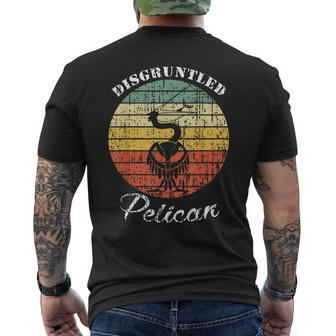Disgruntled Pelican Quote Men's T-shirt Back Print | Mazezy UK