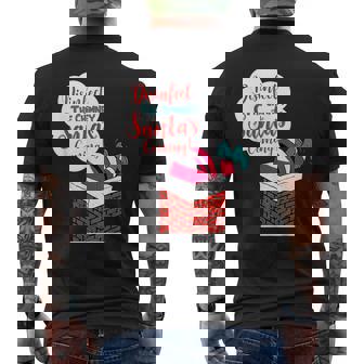 Disinfect The Chimney Santas Coming Quarantine Mens Back Print T-shirt | Mazezy