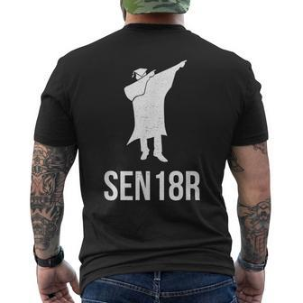 Distressed Senior 2018 Class Of 2018 Men's T-shirt Back Print | Mazezy