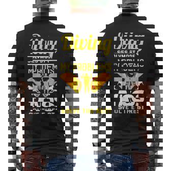 Diving Taco Taco Quote Scuba Diving Scuba Diver Men's T-shirt Back Print | Mazezy