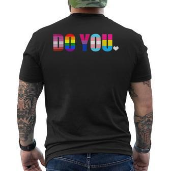 Do You Lgbtqia Pride Gay Transgender Lesbian Father Day Mens Back Print T-shirt - Seseable