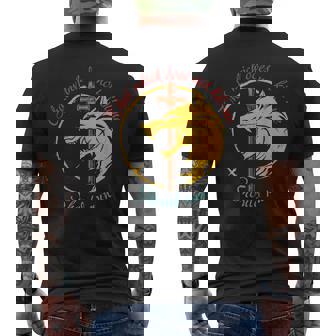 That Which Does Not Kill Me Should Run Vintage Apparel Men's T-shirt Back Print | Mazezy
