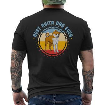 Dog Akita Mom Dog Sayings Breeder 62 Mens Back Print T-shirt - Monsterry UK