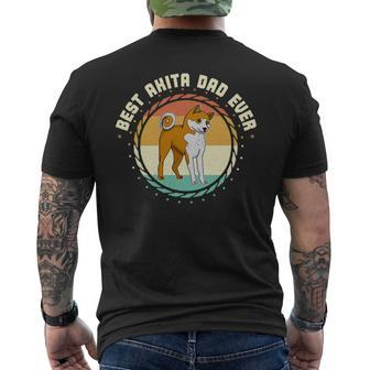 Dog Akita Mom Dog Sayings Breeder 637 Mens Back Print T-shirt - Monsterry DE