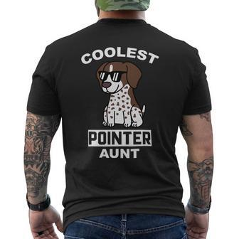Dog German Shorthaired Coolest German Shorthaired Pointer Aunt Funny Dog Mens Back Print T-shirt - Monsterry DE