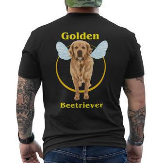 Dog Lover Owner Funny Golden Beetriever Retriever Mens Back Print T-shirt - Monsterry