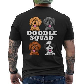 Dog Owner Goldendoodle Squad Ironic Quote Mens Back Print T-shirt - Monsterry DE