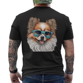 Dog Pomeranian Mom Dog Lover 3 Mens Back Print T-shirt - Monsterry UK