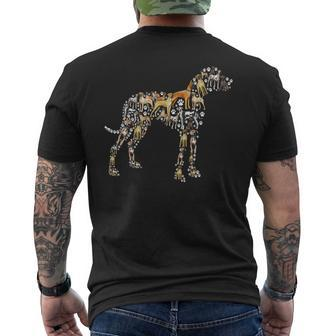 Dogs As Great Dane Mens Back Print T-shirt - Monsterry AU