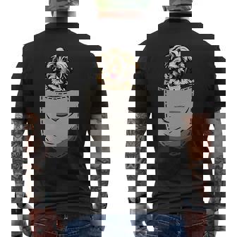 Dogs Havanese Dog In Pocket Dog Lover Gifts Mens Back Print T-shirt - Monsterry