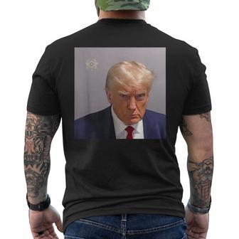 Donald Trump Hot 2023 2024 Fulton County Georgia Men's T-shirt Back Print | Mazezy