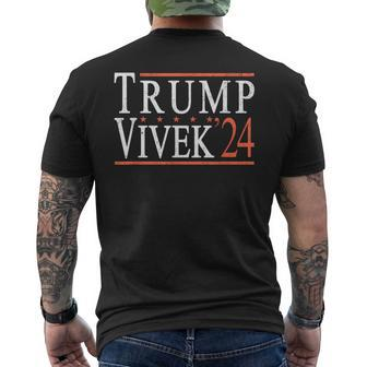 Donald Trump Vivek Ramaswamy 2024 President Republican Mens Back Print T-shirt | Mazezy