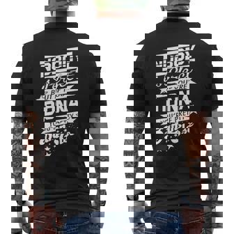Donna Name Gift If You Are Donna Mens Back Print T-shirt | Seseable UK