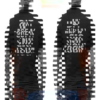 Don't Forget My Senior Discount Birthday Men's T-shirt Back Print | Mazezy