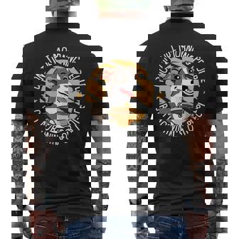 Dont Like Morning People Mornings Or People Greyhound Mens Back Print T-shirt - Monsterry