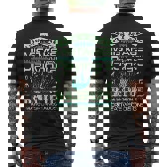 I Dont Make Mistakes When Playing Bagpipe Men's T-shirt Back Print | Mazezy