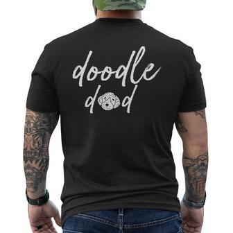 Doodle Dad Cute Labradoodle Goldendoodle Bernedoodle Doodle Mens Back Print T-shirt - Monsterry AU
