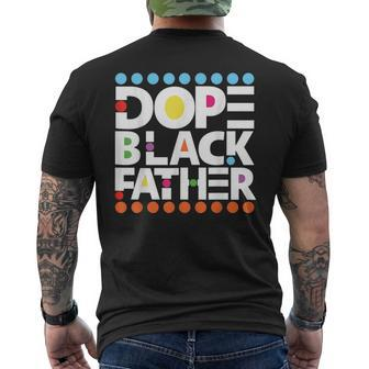 Dope Black Family Junenth 1865 Funny Dope Black Father Mens Back Print T-shirt | Mazezy