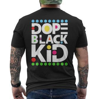 Dope Black Family Junenth 1865 Funny Dope Black Kid Mens Back Print T-shirt | Mazezy