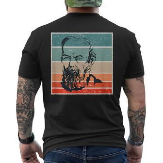 Dostoevsky Retro Psychology Idea Men's T-shirt Back Print | Mazezy