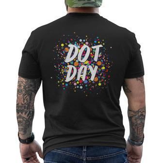 Dot Day 2023 September 15Th Polka Dot Colorful Celebrate Men's T-shirt Back Print - Seseable