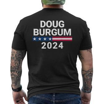 Doug Burgum 2024 Doug Burgum For Presidential Election 2024 Mens Back Print T-shirt - Seseable