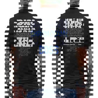 Down Syndrome Awareness  Rocking Like A Boss  Mens Back Print T-shirt