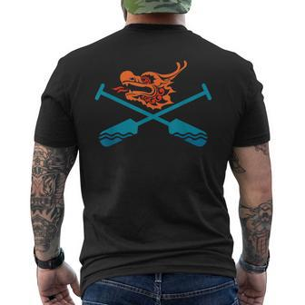 Dragon Boat Festival Racing Accessories Paddle Dragon Men's T-shirt Back Print | Mazezy