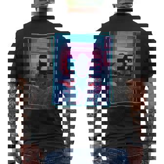 Dreamy Girl Vaporwave Anime Chill 90S Ethereal Alt Aesthetic Mens Back Print T-shirt | Mazezy