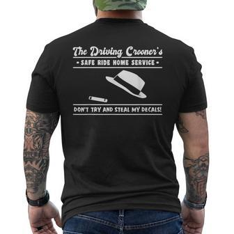 The Driving Crooner I Think You Should Leave Corncob Tv Men's T-shirt Back Print - Seseable