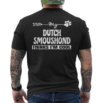 Dutch Smoushond Owners Men's T-shirt Back Print | Mazezy