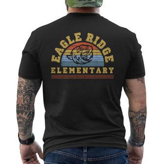 Eagle Ridge Elementary Vintage Mens Back Print T-shirt - Seseable